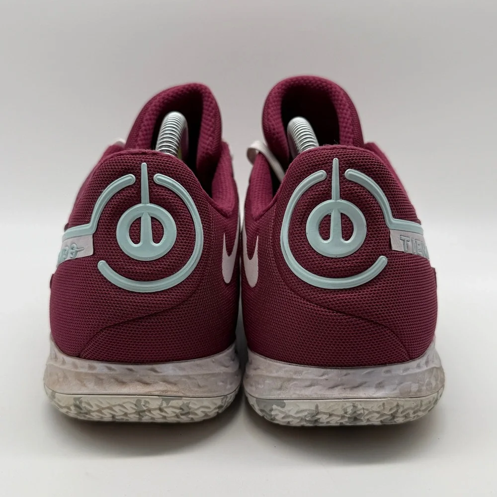 Nike React Tiempo Legend 9 Pro IC Mens 11 Burgundy Indoor Soccer DA1183-614
